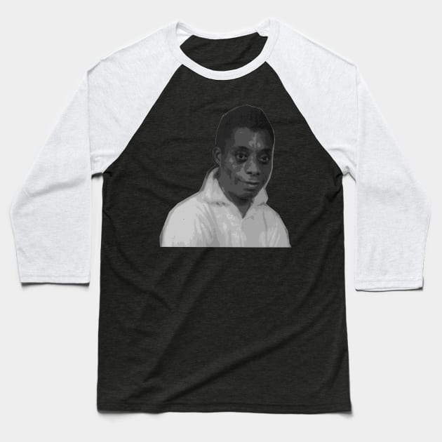 James Baldwin Baseball T-Shirt by Tamie